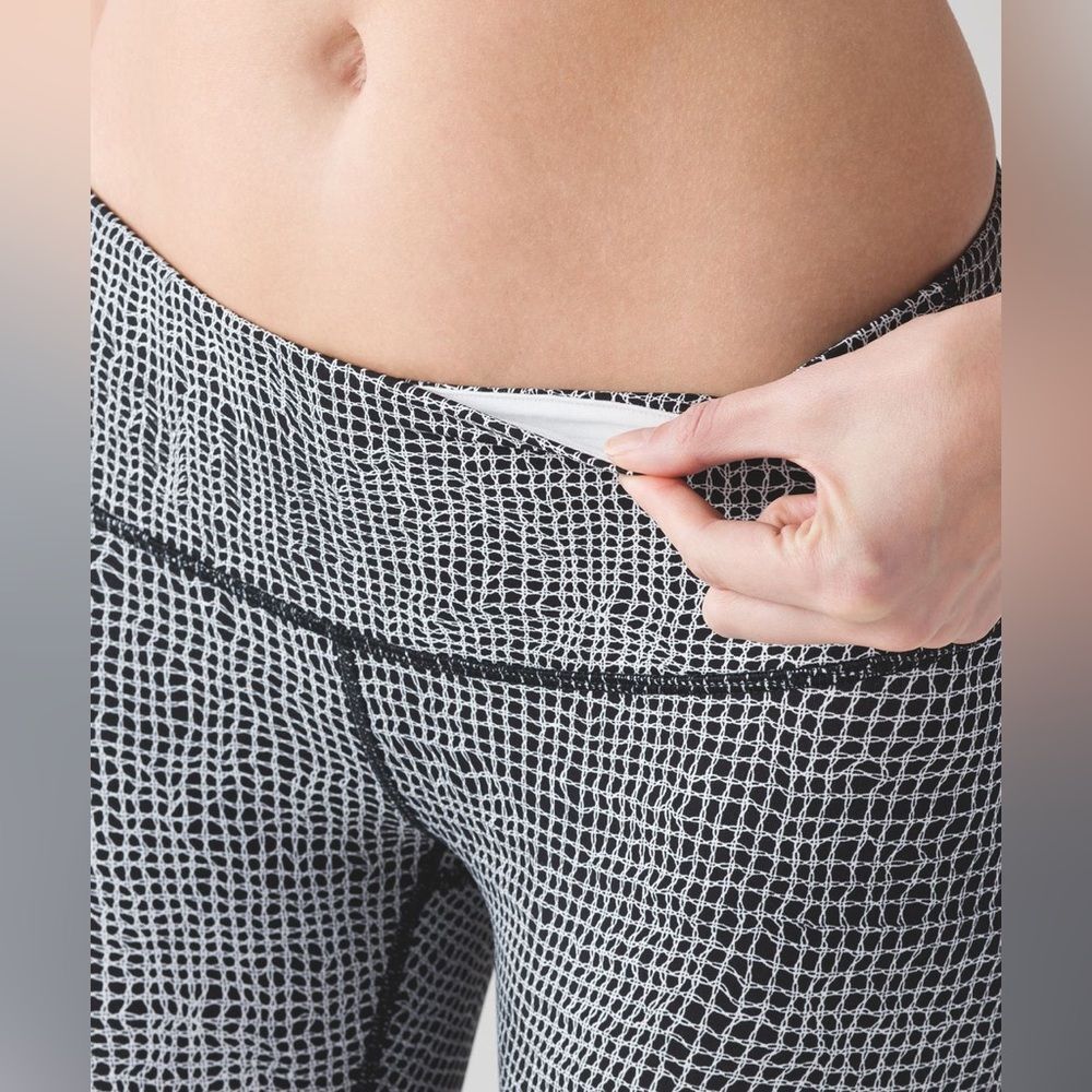 Lululemon Wunder Under Fall Net White And Black L… - image 8